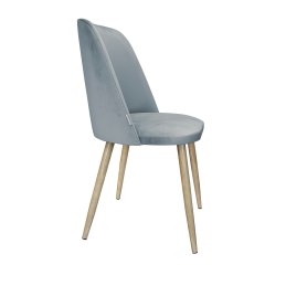 Krzesło GOYA welur z metalowymi nogami