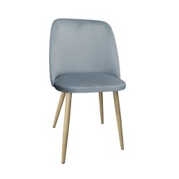 Krzesło GOYA welur z metalowymi nogami