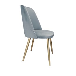 Krzesło GOYA welur z metalowymi nogami