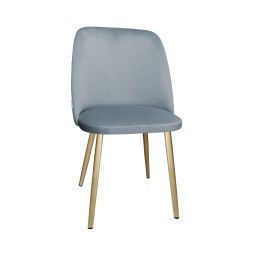 Krzesło GOYA welur z metalowymi nogami