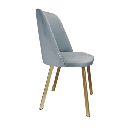 Krzesło GOYA welur z metalowymi nogami