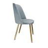 Krzesło GOYA welur z metalowymi nogami