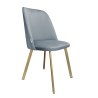 Krzesło GOYA welur z metalowymi nogami