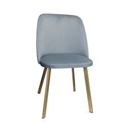 Krzesło GOYA welur z metalowymi nogami