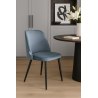 Krzesło GOYA welur z metalowymi nogami