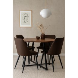 Krzesło GOYA welur z metalowymi nogami