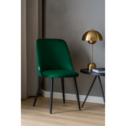 Krzesło GOYA welur z metalowymi nogami