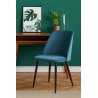 Krzesło GOYA welur z metalowymi nogami