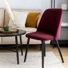Krzesło GOYA welur z metalowymi nogami