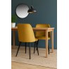 Krzesło GOYA welur z metalowymi nogami