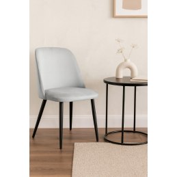 Krzesło GOYA welur z metalowymi nogami