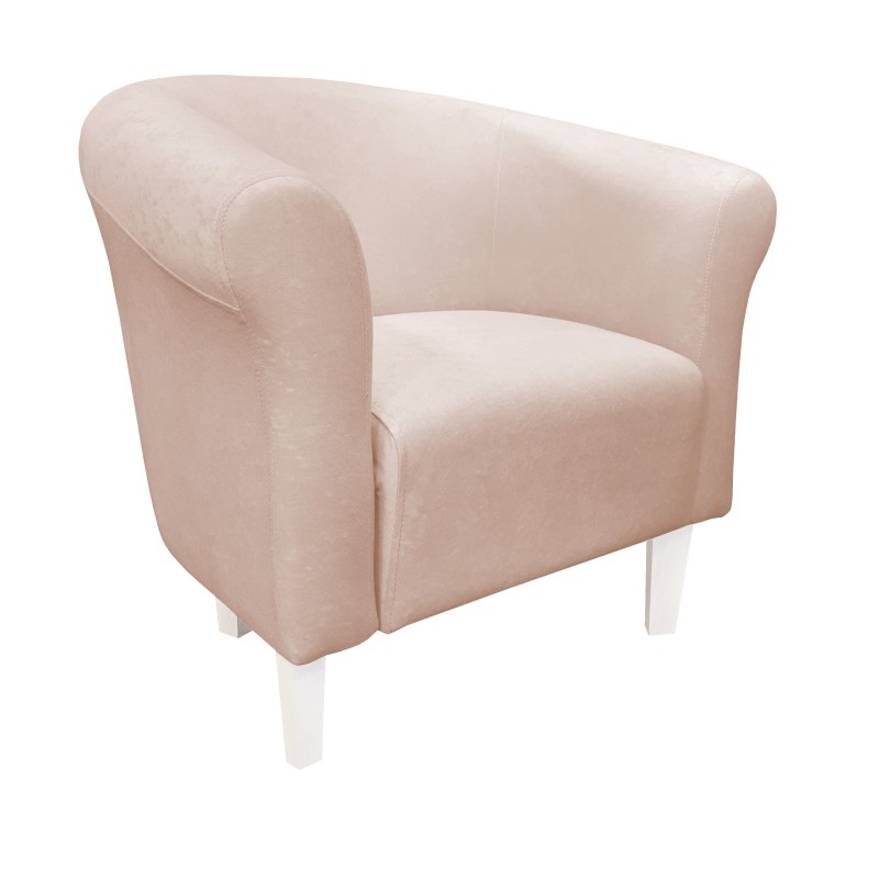 Fotel Milo w tkaninie mikrofaza