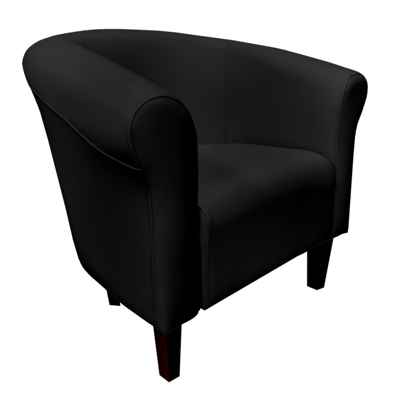 Fotel Milo tapicerka eko-skóra, podłokietniki