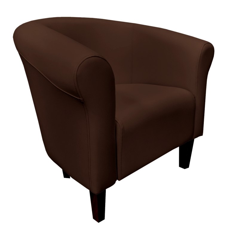 Fotel Milo tapicerka eko-skóra, podłokietniki