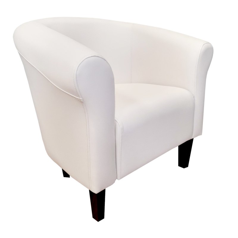 Fotel Milo tapicerka eko-skóra, podłokietniki