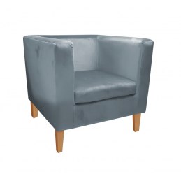 Fotel Monaco tkanina welur - wygodny fotel tapicerowany