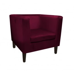 Fotel Monaco tkanina welur - wygodny fotel tapicerowany