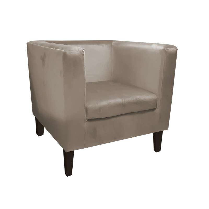 Fotel Monaco tkanina welur - wygodny fotel tapicerowany