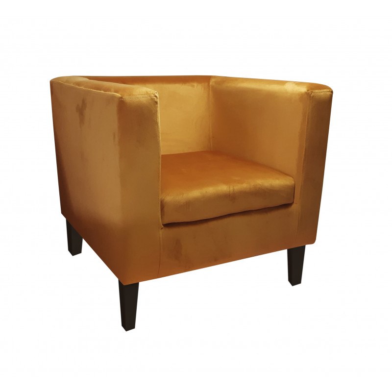 Fotel Monaco tkanina welur - wygodny fotel tapicerowany