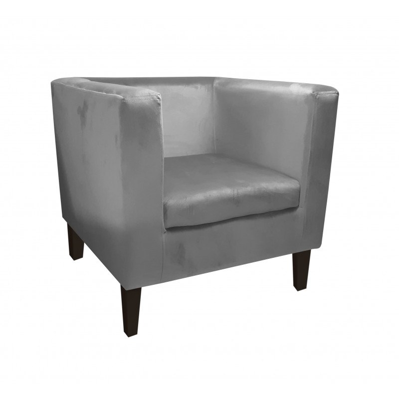 Fotel Monaco tkanina welur - wygodny fotel tapicerowany