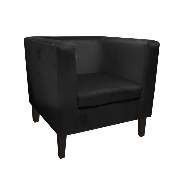 Fotel Monaco tkanina welur - wygodny fotel tapicerowany