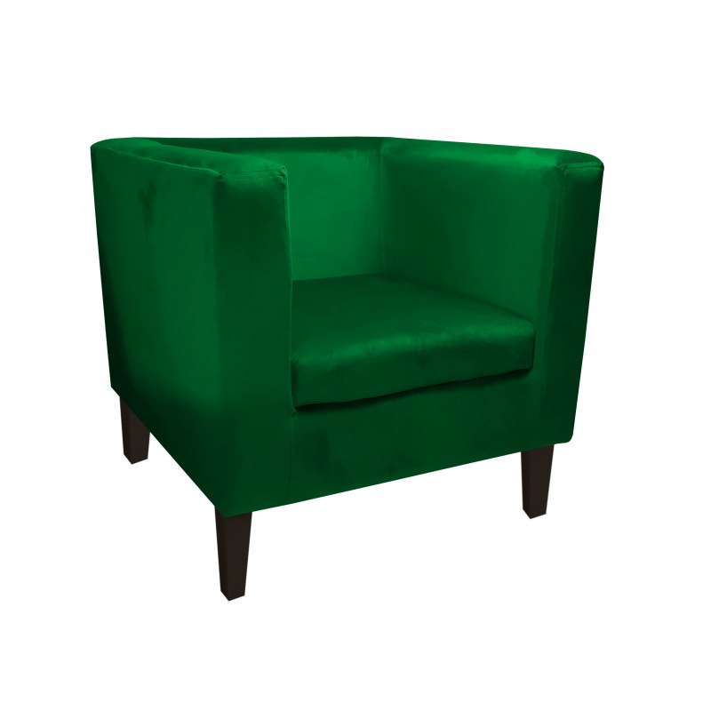 Fotel Monaco tkanina welur - wygodny fotel tapicerowany