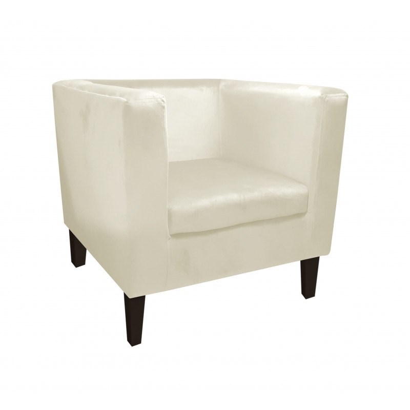 Fotel Monaco tkanina welur - wygodny fotel tapicerowany