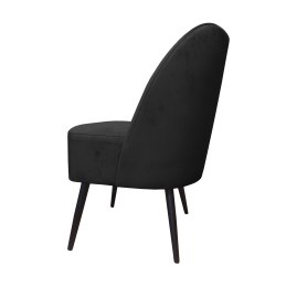 Fotel DUBAJ tkanina Welur noga metalowa