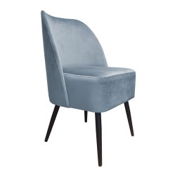 Fotel DUBAJ tkanina Welur noga metalowa