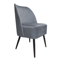 Fotel DUBAJ tkanina Welur noga metalowa