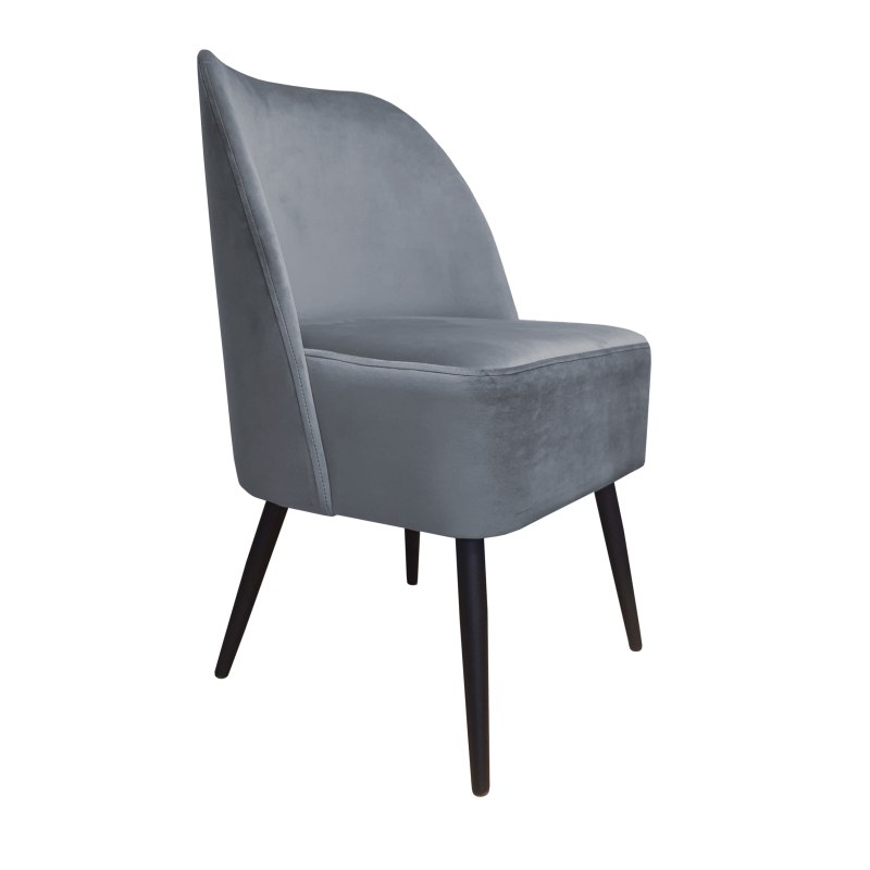 Fotel DUBAJ tkanina Welur noga metalowa