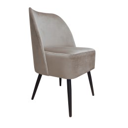 Fotel DUBAJ tkanina Welur noga metalowa