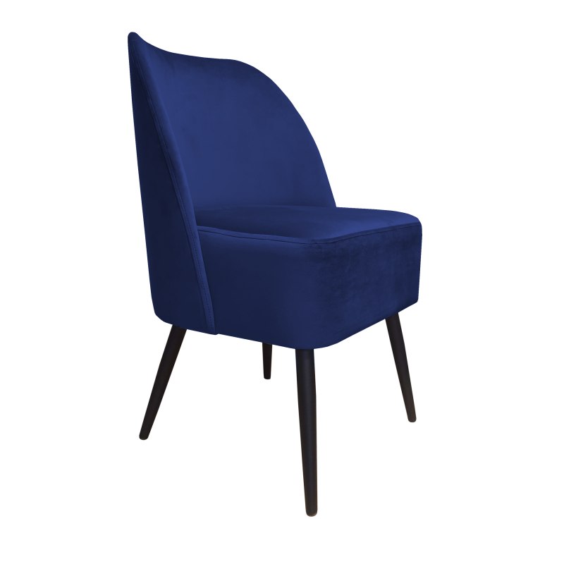 Fotel DUBAJ tkanina Welur noga metalowa