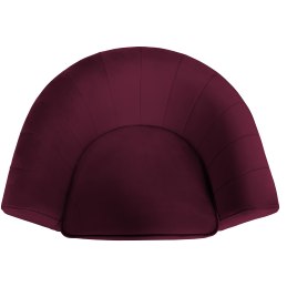 Fotel Glamour welur z metalową podstawą