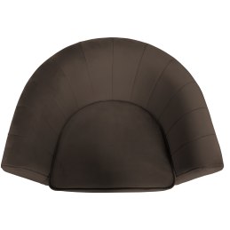 Fotel Glamour welur z metalową podstawą