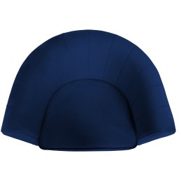 Fotel Glamour welur z metalową podstawą