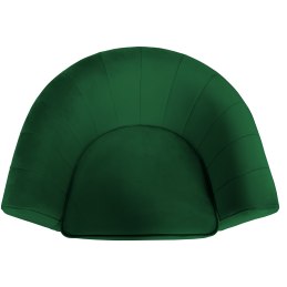 Fotel Glamour welur z metalową podstawą