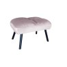 Fotel TOKIO tkanina Welur rozkładany z podnóżkiem noga metalowa