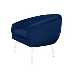 Fotel SYDNEY tkanina Welur noga metalowa