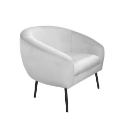 Fotel SYDNEY tkanina Welur noga metalowa