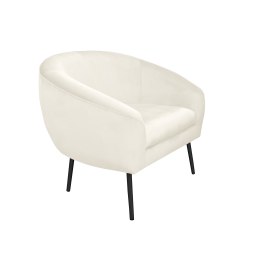 Fotel SYDNEY tkanina Welur noga metalowa