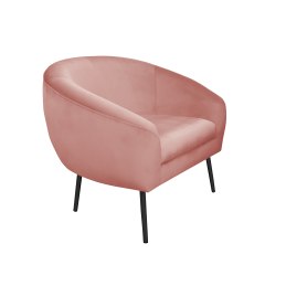 Fotel SYDNEY tkanina Welur noga metalowa