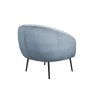 Fotel SYDNEY tkanina welur noga metalowa