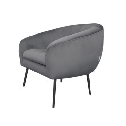 Fotel SYDNEY tkanina welur noga metalowa