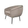 Fotel SYDNEY tkanina welur noga metalowa