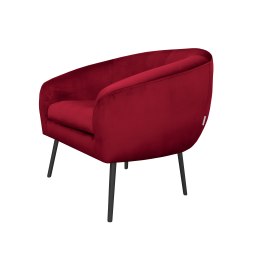 Fotel SYDNEY tkanina Welur noga metalowa