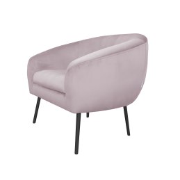 Fotel SYDNEY tkanina welur noga metalowa