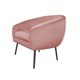 Fotel SYDNEY tkanina Welur noga metalowa