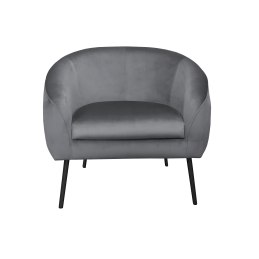 Fotel SYDNEY tkanina welur noga metalowa