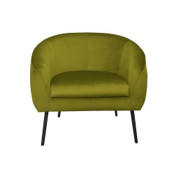 Fotel SYDNEY tkanina welur noga metalowa